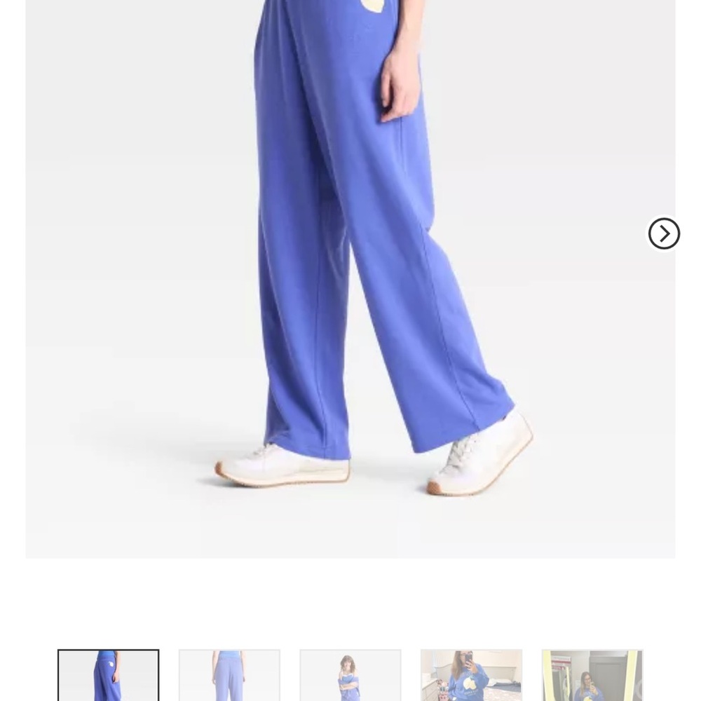 Grayson Threads Blue Wide Leg Pants High-Rise